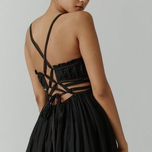 Urban Outfitters Maxi Dress Linen Blend